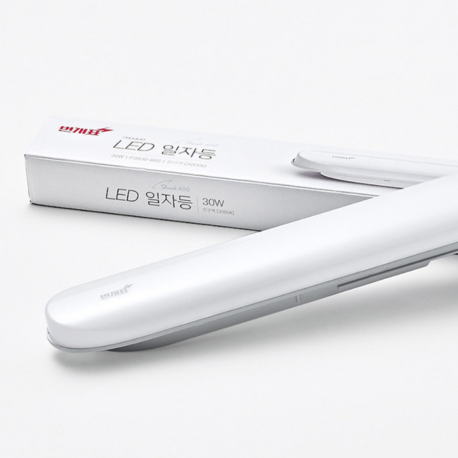 번개표 30W LED일자등 주광색 P3065060A, 4개