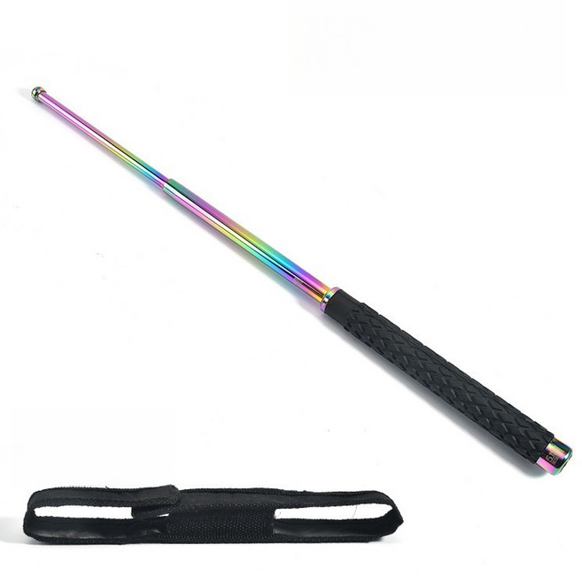 대어 스토어 호신용 삼단봉 고강도 호신용 3단봉, 핑크, 1개