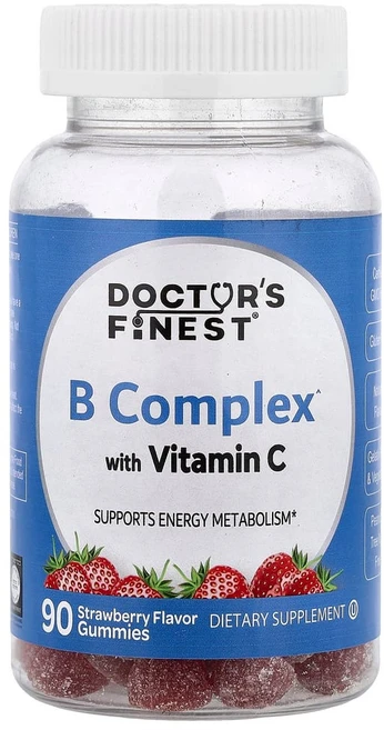 B 복합체 비타민C 함유 딸기맛 구미젤리 90개 닥터스 파이니스트, 1개 - 쿠팡
