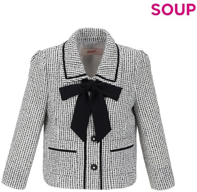 숲 라운드넥 트위드 자켓 재킷 SA4JKM4 438446