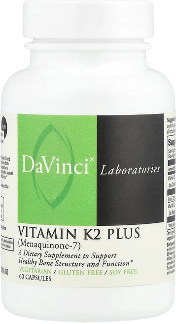 DaVinci Laboratories Vitamin K2 Plus 60 Capsules, DaVinci Laboratories, Vitamin - 쿠팡