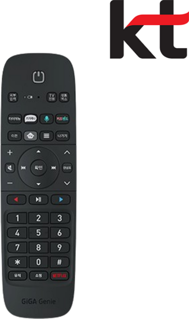 [KT ] 기가지니 AI 스피커 리모컨(지니TV 셋톱박스1/2/3 전용)
