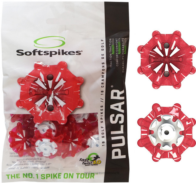 [소프트 스파이크 정품] 골프화 징 (렌치 증정) 스파이크교체 풋조이 나이키 아디다스 FT3.0타입, 1세트, 체리화이트