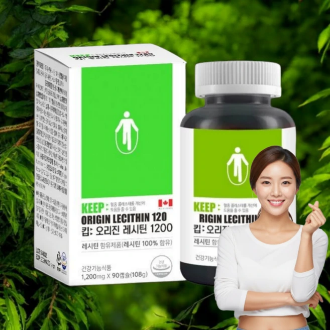 오리진 킵 레시틴 1200 108g, 90정, 1개 - 쿠팡