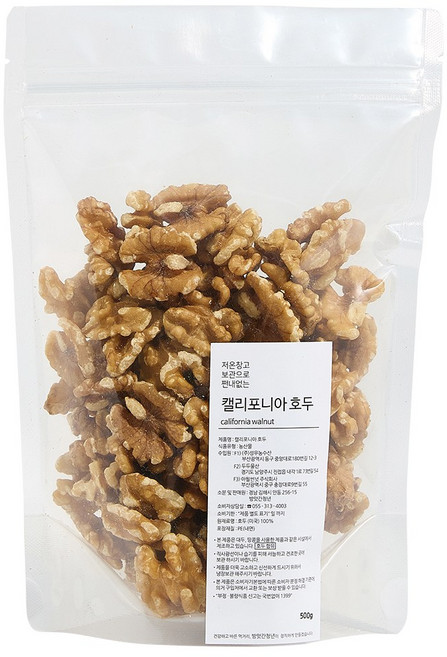 방앗간청년 저온창고 보관으로 쩐내 없이 신선한 캘리포니아 호두, 1개, 500g