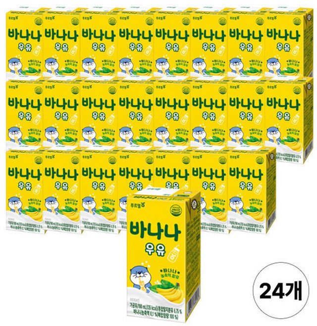 푸르밀 바나나우유 190ml 24개