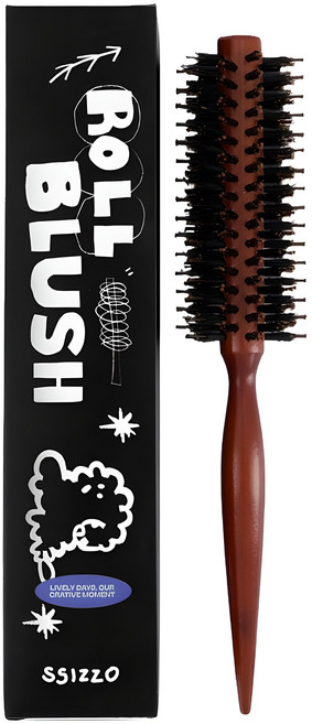 씨조 프리미엄 볼륨팍팍 드라이 돈모 롤브러쉬, 1개, 블랙