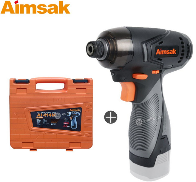 아임삭 14.4V 충전 임펙드라이버 AI-414MII-3G 베어툴 (몸체+케이스) 임팩트드라이버 임팩드라이버 AI414M2-3G, 1개