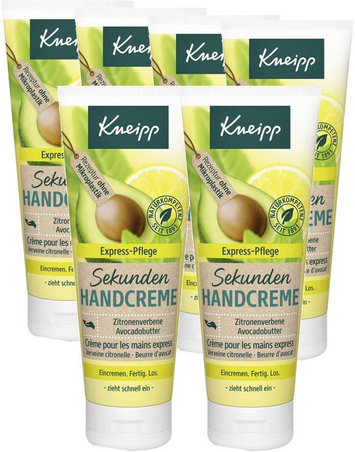 독일 크나이프 Kneipp Second handcream 세컨즈 핸드크림, 6개, 75ml