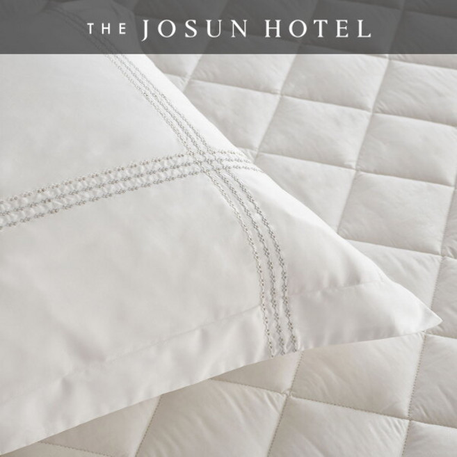 [조선호텔] 이브닝 베개커버 50x70 펄블루, 상세 설명 참조