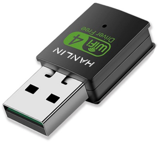 HANLIN Wi300m 迷你免驅動wifi網路接收器 熱點分享 網路延伸器 wifi隨身路由器 愛肯科技, 1個