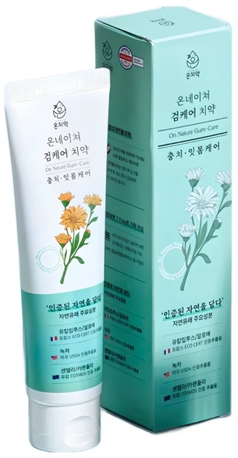 온치약 잇몸 케어 치약 고체 임산부 치주염 치은염 천연 생약추출, 1개, 130g - 쿠팡