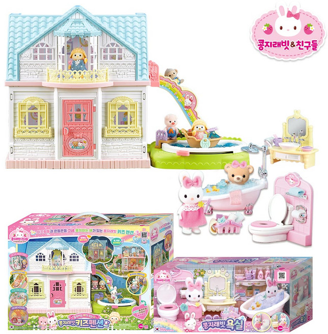 콩지래빗 키즈펜션+욕실 SET, 1세트