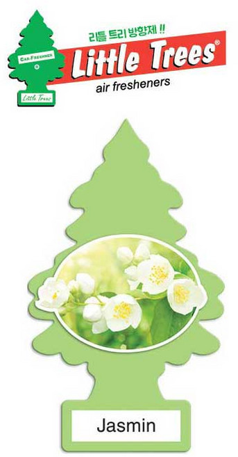 리틀트리 자스민 차량용 방향제 종이방향제 (자스민) 디퓨져 실내 방향제, 1개