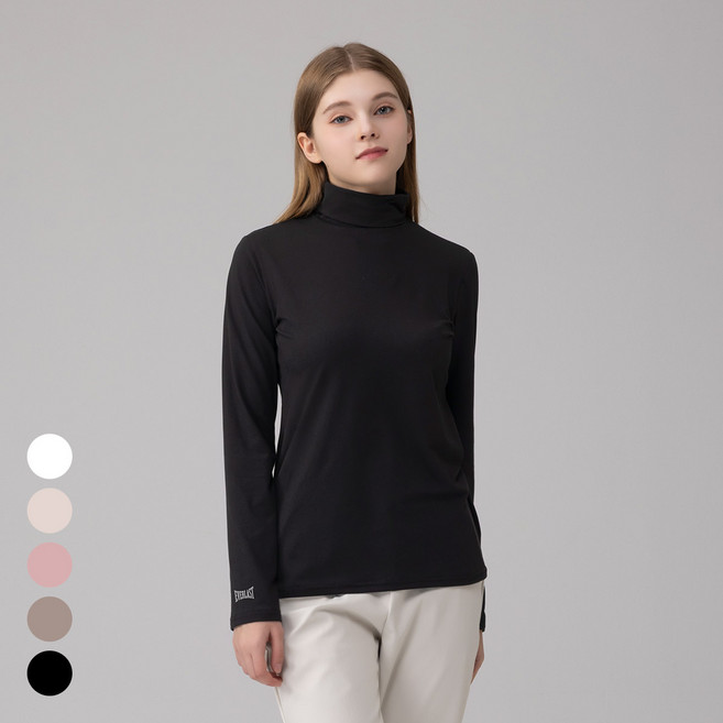 에버라스트 여성 목폴라 터틀넥 폴라티