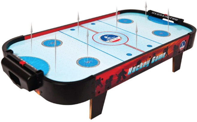 아이워너 미니 에어 하키게임 대형, 레드, 1박스