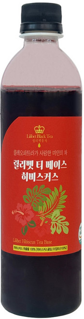 릴리벳 히비스커스 티베이스 원액 콜드브루, 1개, 400ml