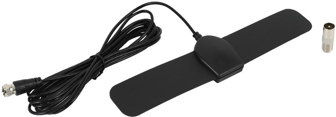 1080P HD 실내 범용 TV 안테나 DVB-T2 ATSC 25마일 디지털 증폭기 공중, 검은색, 1개