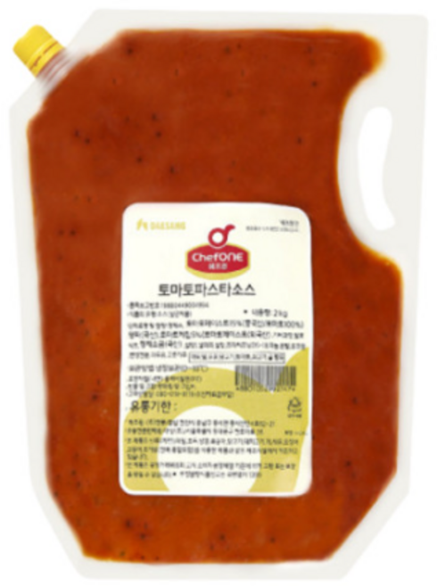 쉐프원 토마토 파스타소스 2kg, 1개, 1개