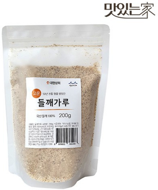50년전통 국산 고운들깨가루(탈피) 200g, 국산볶음참깨200g, 1개