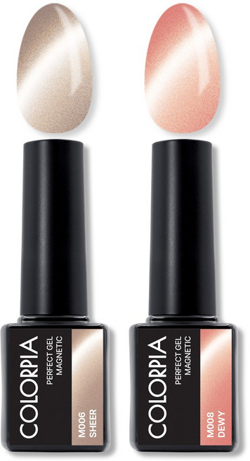 칼라피아 원스텝 퍼펙트젤 자석 젤네일 세트, 1세트, 02. 시어+듀이