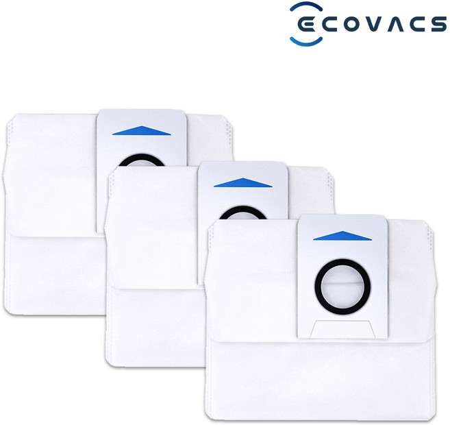 ECOVACS T10 / T20 / X1 옴니 호환 더스트백, 3개, D-DB03-0003