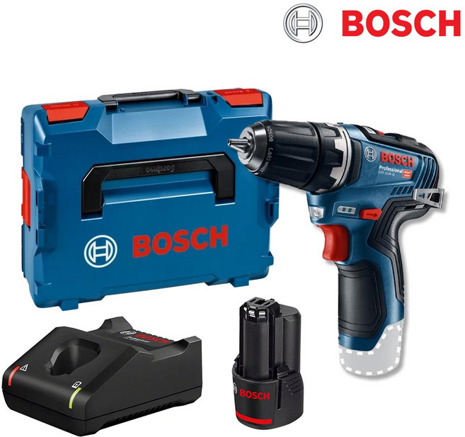 보쉬 GSR10.8V-35 10.8V 드릴 드라이버 3.0Ah 배터리1개, 1개