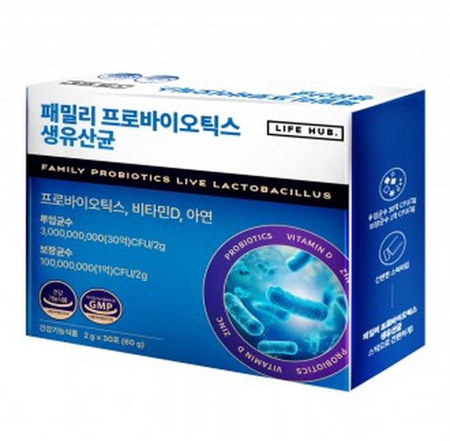 패밀리 프로바이오틱스 생유산균 1박스 1개월분, 1개, 100g