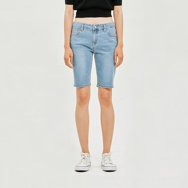 여성)쿨맥스 다트포인트 올약 워싱 배기핏 5부_AM2DL5378-LB