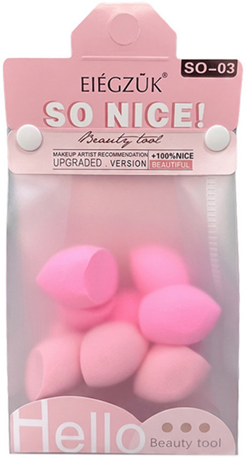 EIÉGZÜK SO NICE! 美妝蛋, 10個, 斜切款