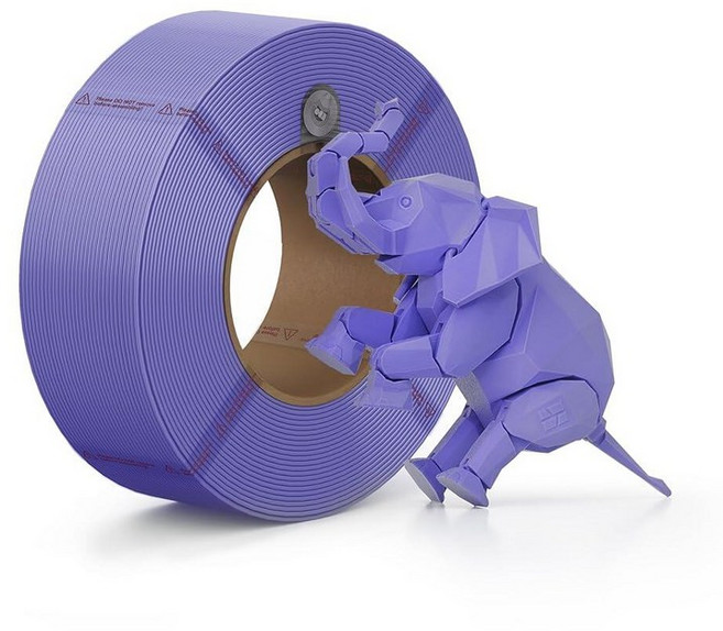 Bambu Lab PLA 기본 필라멘트 1.75mm 1kg 스풀 - PLA 3D 프린터 필라멘트 매끄러운 마감 낮은 뒤틀림 쉬운 인쇄 Bambu Lab 및 대부분의 FD, 퍼플 (10700)