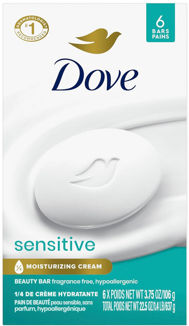 도브 뷰티 바 센서티브, 106g, 6개입