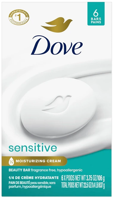 도브 뷰티 바 센서티브, 106g, 6개입 - 쿠팡