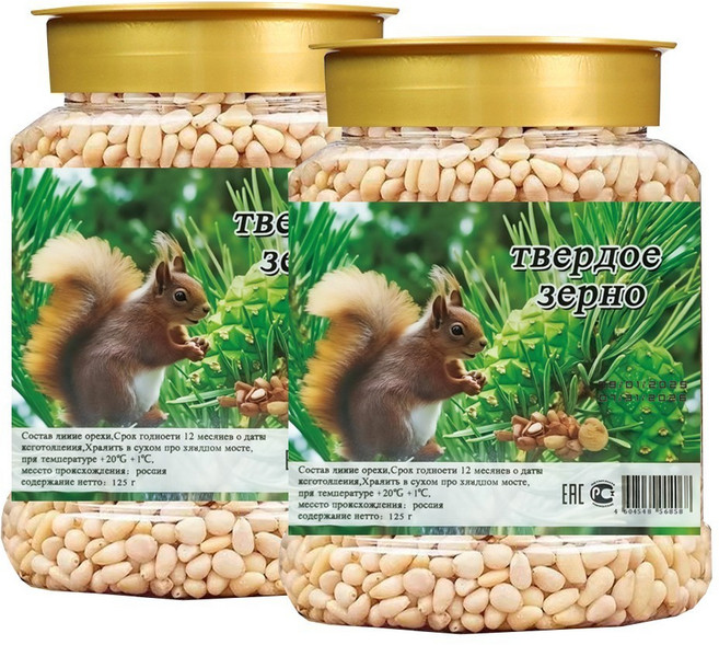 2025년 캔 잣 러시아산 햇잣 잣 솔방울잣 깐잣 최상급, 125g, 1개