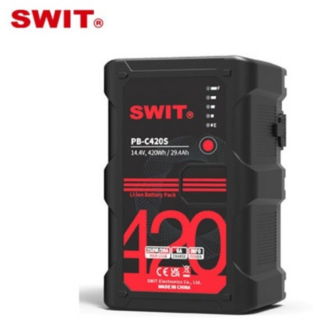 스위트 SWIT PB-C420S / V마운트 배터리 대용량 420Wh 20A