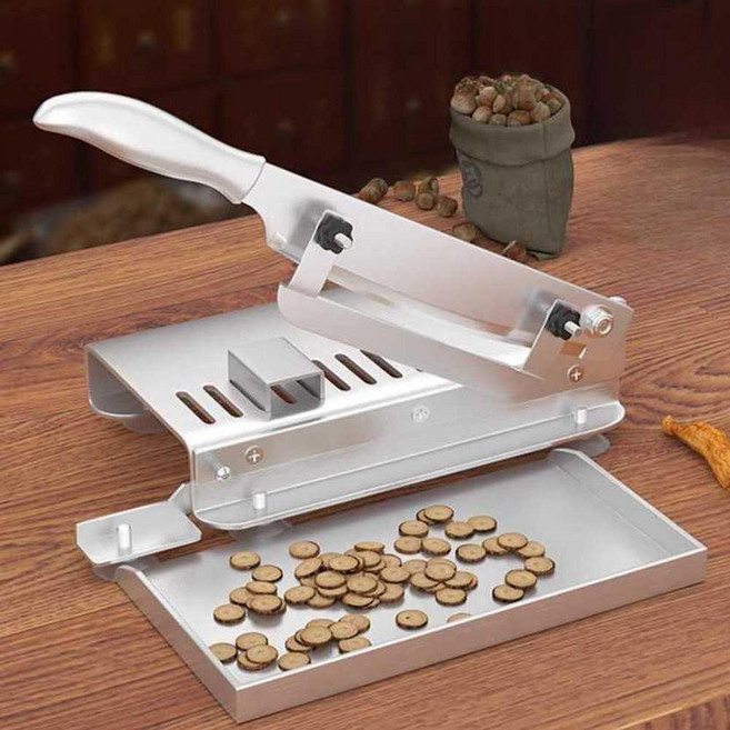 약초작두 한약재 절단기 두께조절 스테인리스 손작두, 소형 (스텐/절단 두께 조절)