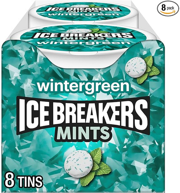 Ice Breakers Mints Wintergreen 아이스브레이커 민트 윈터그린 1.5oz(42g), 1세트, 340g
