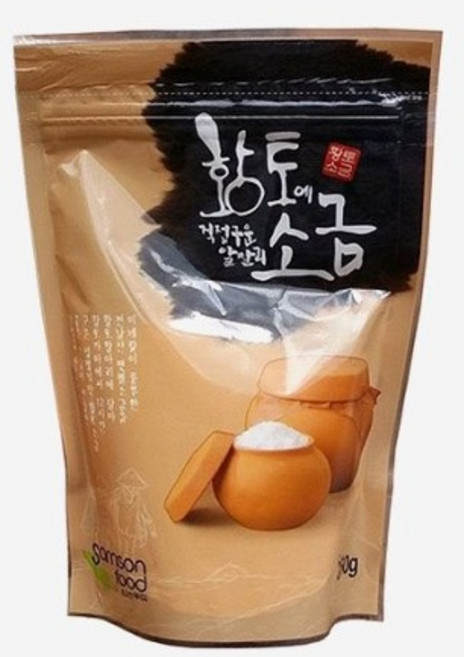 [Green] 삼손푸드 황토소금 리필 250g, 1개