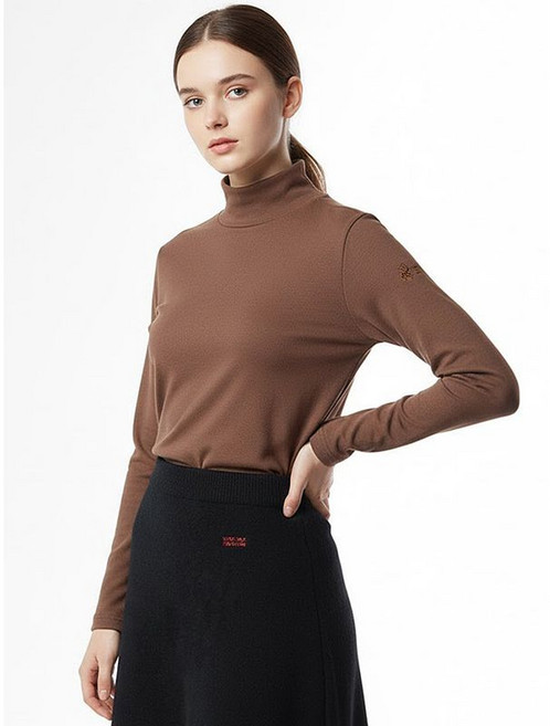 비버리힐스폴로클럽 여성 하이넥 기모 티셔츠 TS611