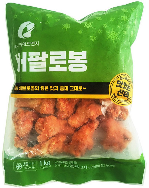 마니커 버팔로봉 냉동 1kg (g2), 1개