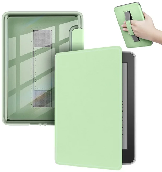 호환킨들 페이퍼화이트 12세대 8세대 6.8인치 7인치 6 5 4 3 2 1 케이스 파우치 커버, 06 RS23CV 2024 6 inch, 04 Macha Green