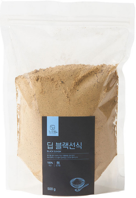 느으림 건강하게 두 번 볶은 딥 블랙선식, 1개, 500g