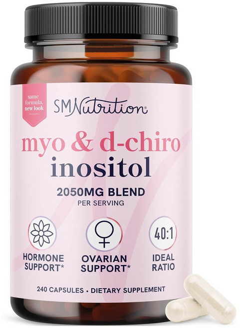 SMNUTRITION Mio & D-Chiro 肌醇 2050mg 膠囊, 1個, 240錠