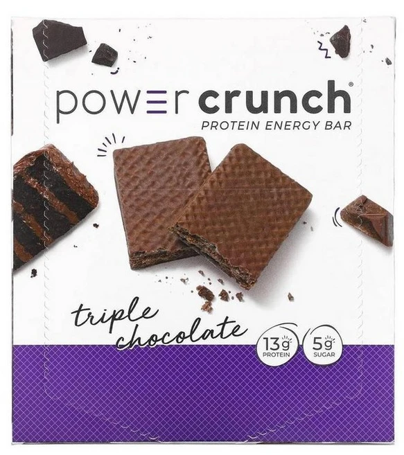 BNRG Power Crunch Protein Energy Bar Triple Chocolate 비엔알지 파워 크런치 프로틴 에너지 바 트리플 초콜릿 12p 480g, 12개 - 쿠팡