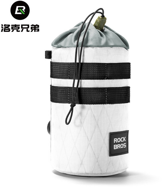 락브로스 자전거 물통 보온 파우치 휴대용 물통가방, P006 30110069002, 화이트, 1개