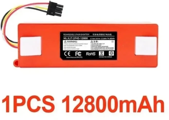 샤오미 로봇 로보락 S50 S51 S55 액세서리 예비 부품용 14.4V 리튬이온 배터리 로봇 청소기 교체 배터리