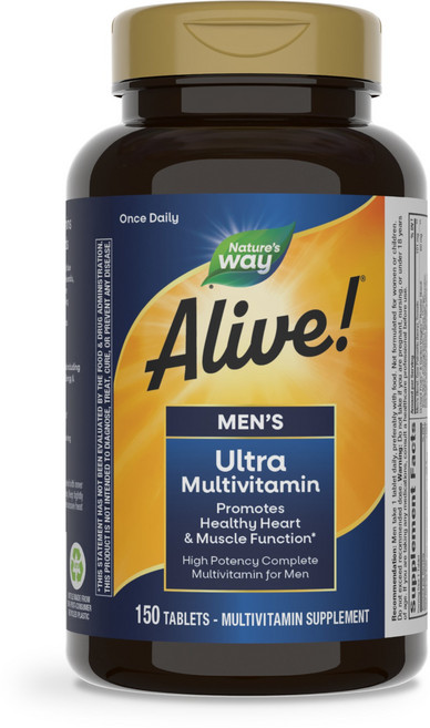 네이쳐스웨이 얼라이브! 멘스 울트라 멀티비타민 타블렛, 150정, 1개