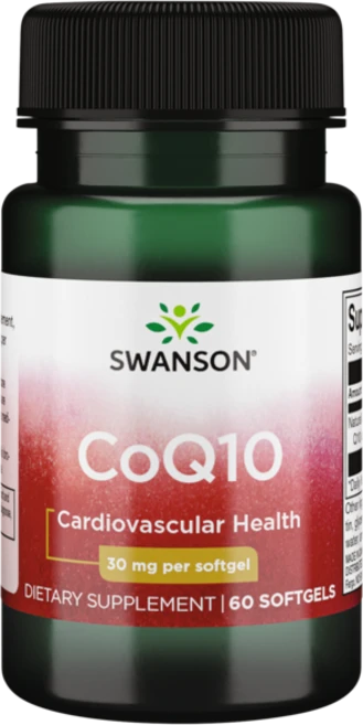 스완슨 코엔자임큐텐 30mg 소프트젤, 60정, 1개 - 쿠팡