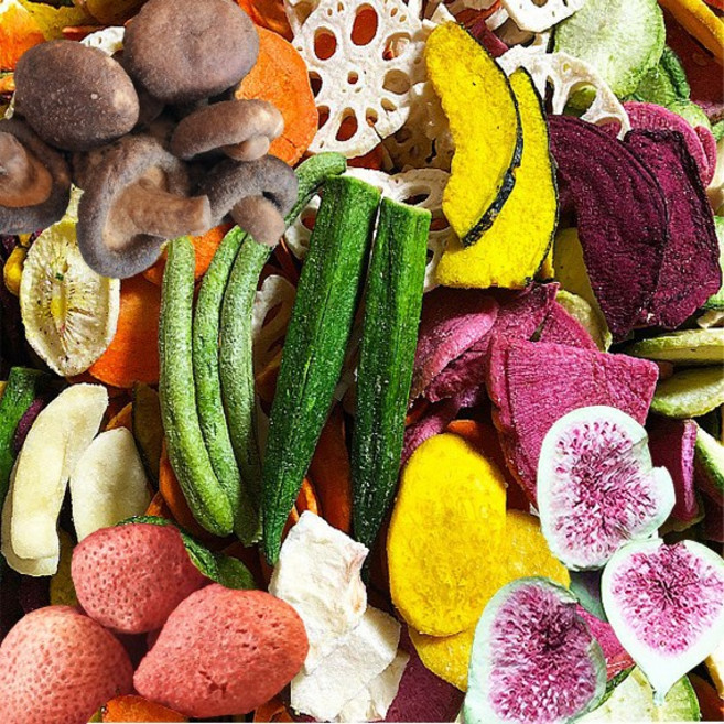 동결건조 과일 튀긴 야채 믹스칩 500그램 바삭함, 1개, 500g