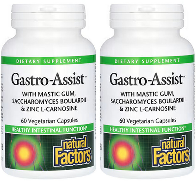 네츄럴펙터스 2개X 매스틱검 사카로미세스 보울라디 아연 L카르노신 베지 캡슐 60정, NFS01756-2, 2개